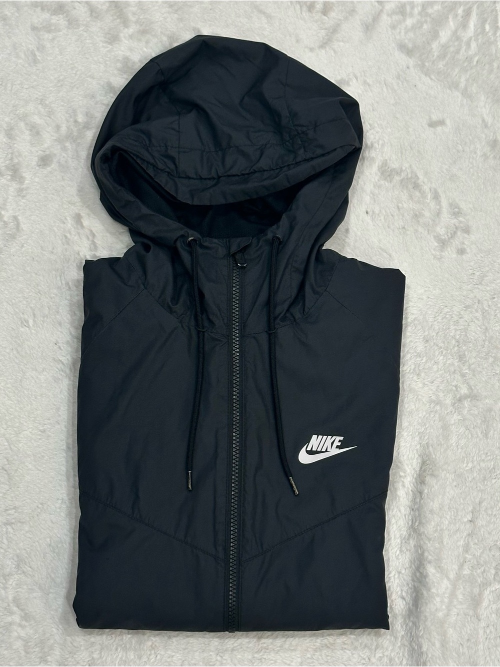 Nike Sportswear Windrunner Hooded Full-Zip Jacket - Black - Men's M (727324-010) - Picture 6 of 9